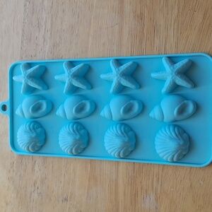 3/$16 Blue Silicone Ocean-Themed Mold